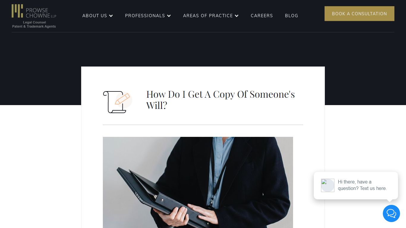 How Do I Get A Copy Of Someone's Will? - Prowse Chowne